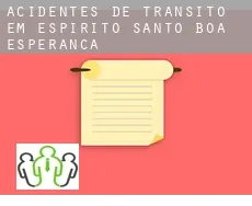Acidentes de trânsito  em  Boa Esperança (Espírito Santo)